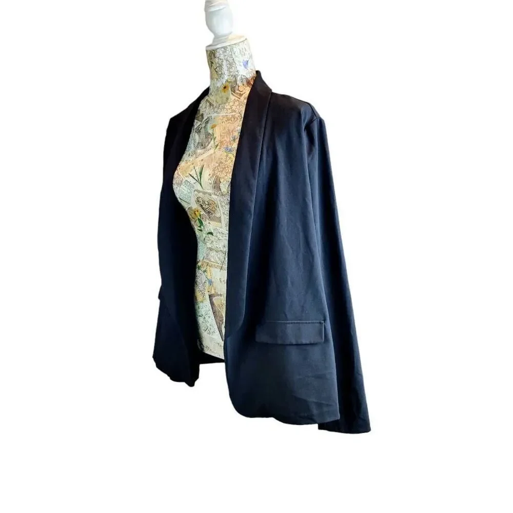 Forever 21 Plus Black Lightweight Jacket
